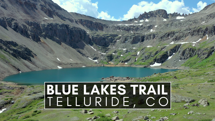 Hiking Blue Lakes Trail in Telluride, CO | 4K Drone Video